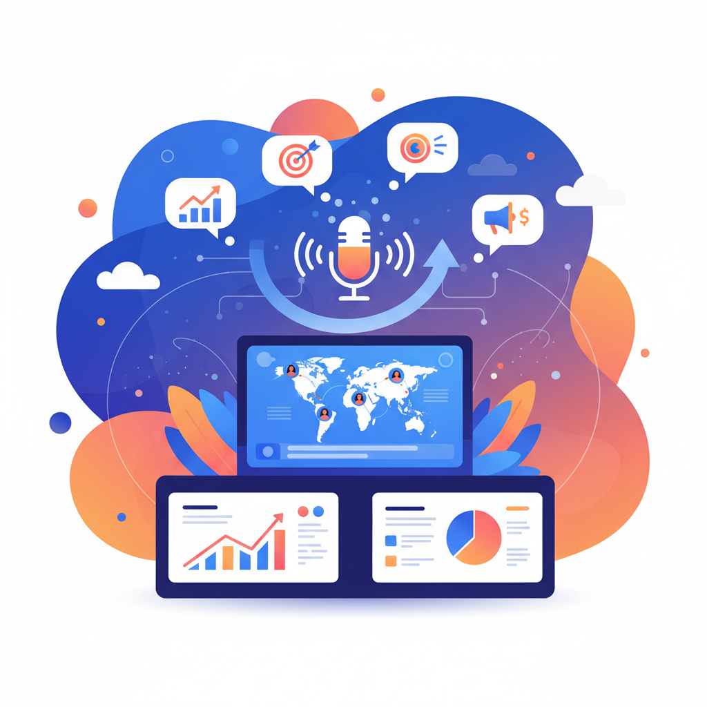 A flowchart illustrating the key stages of a podcast advertising campaign, from setting objectives to measuring results. — podcast advertising case studies