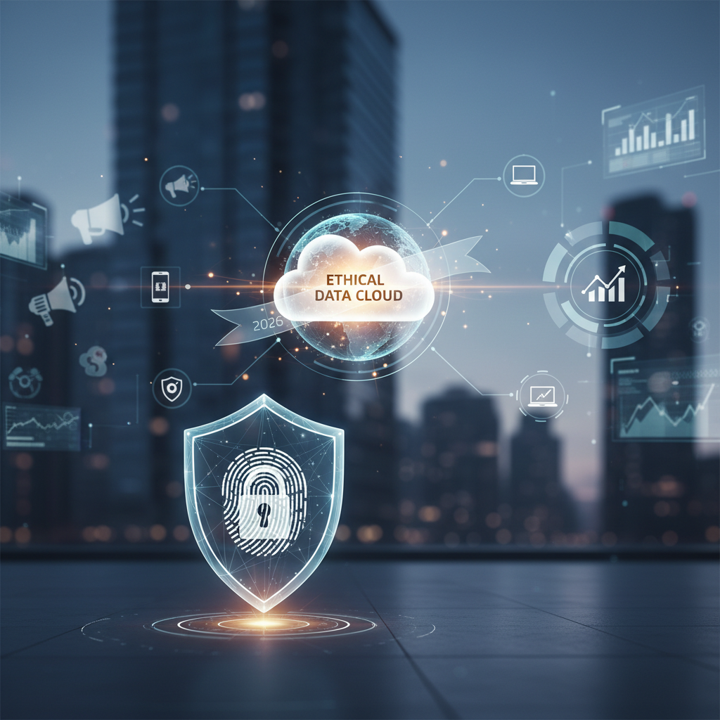 A globe with leaves growing out of it, symbolizing environmental sustainability and a responsible brand image.