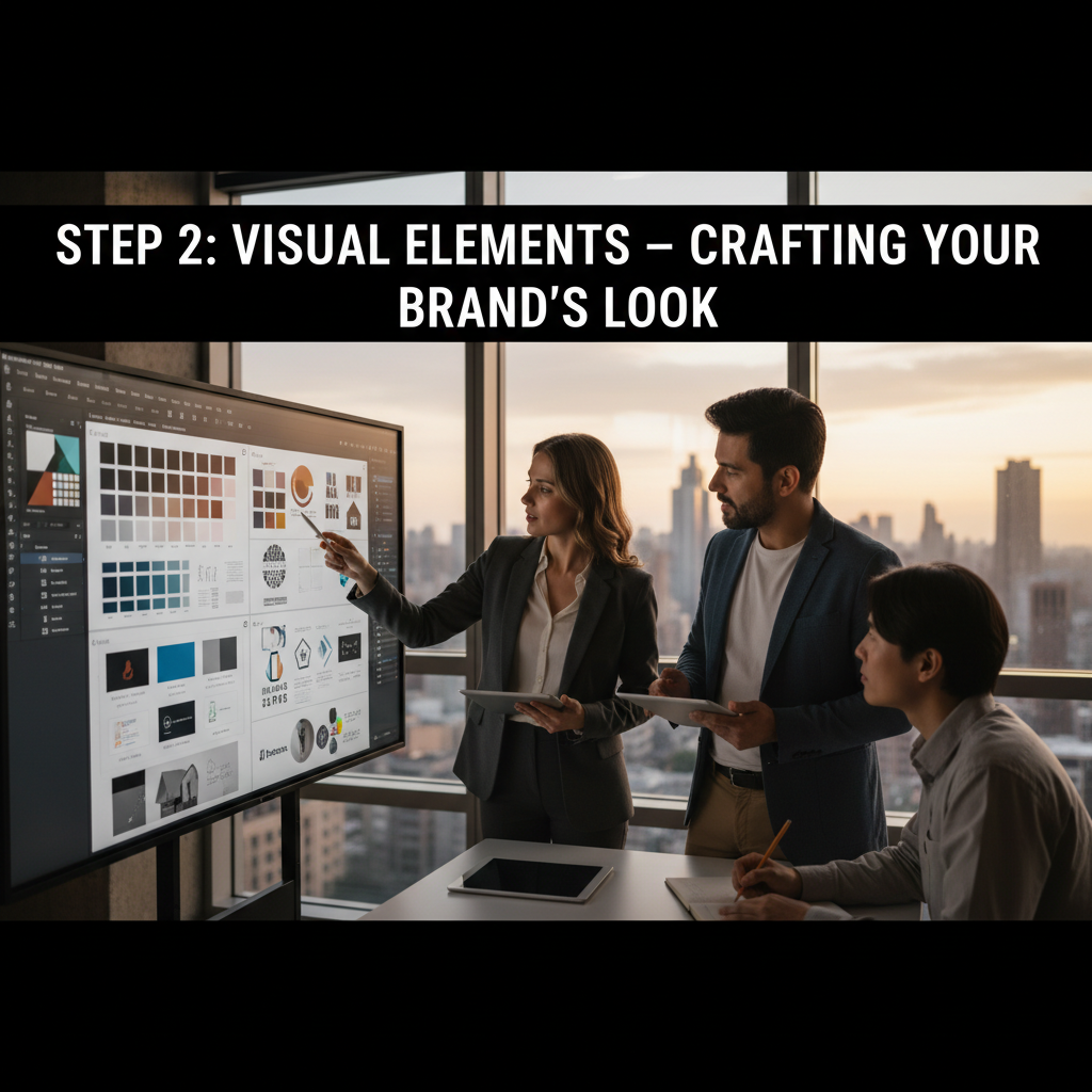 A person writing on a whiteboard, brainstorming words like 'value,' 'mission,' 'slogan,' and 'voice.' — brand style guide creation process