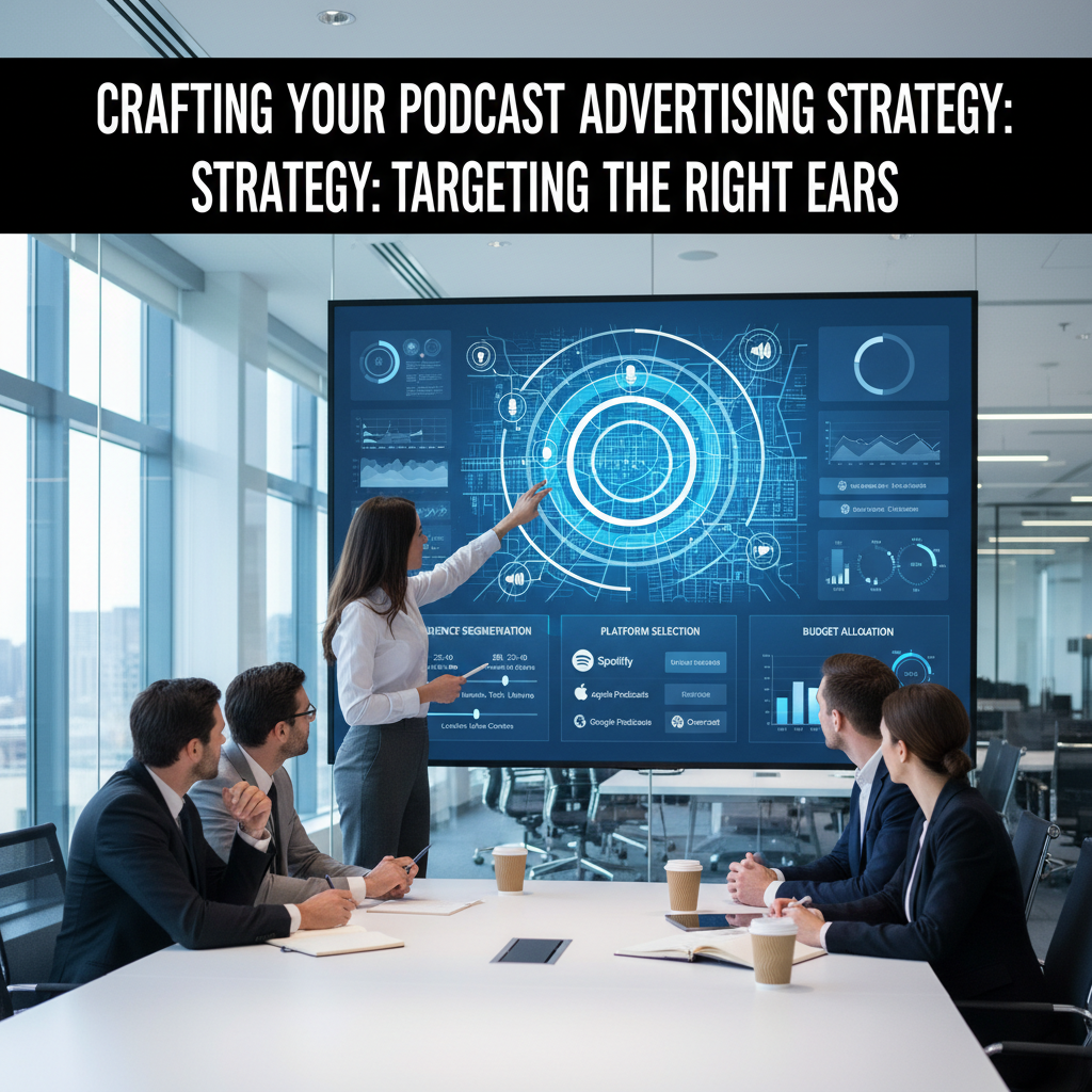 A flowchart showing the podcast ad campaign process from script to performance analysis. — podcast advertising for small businesses