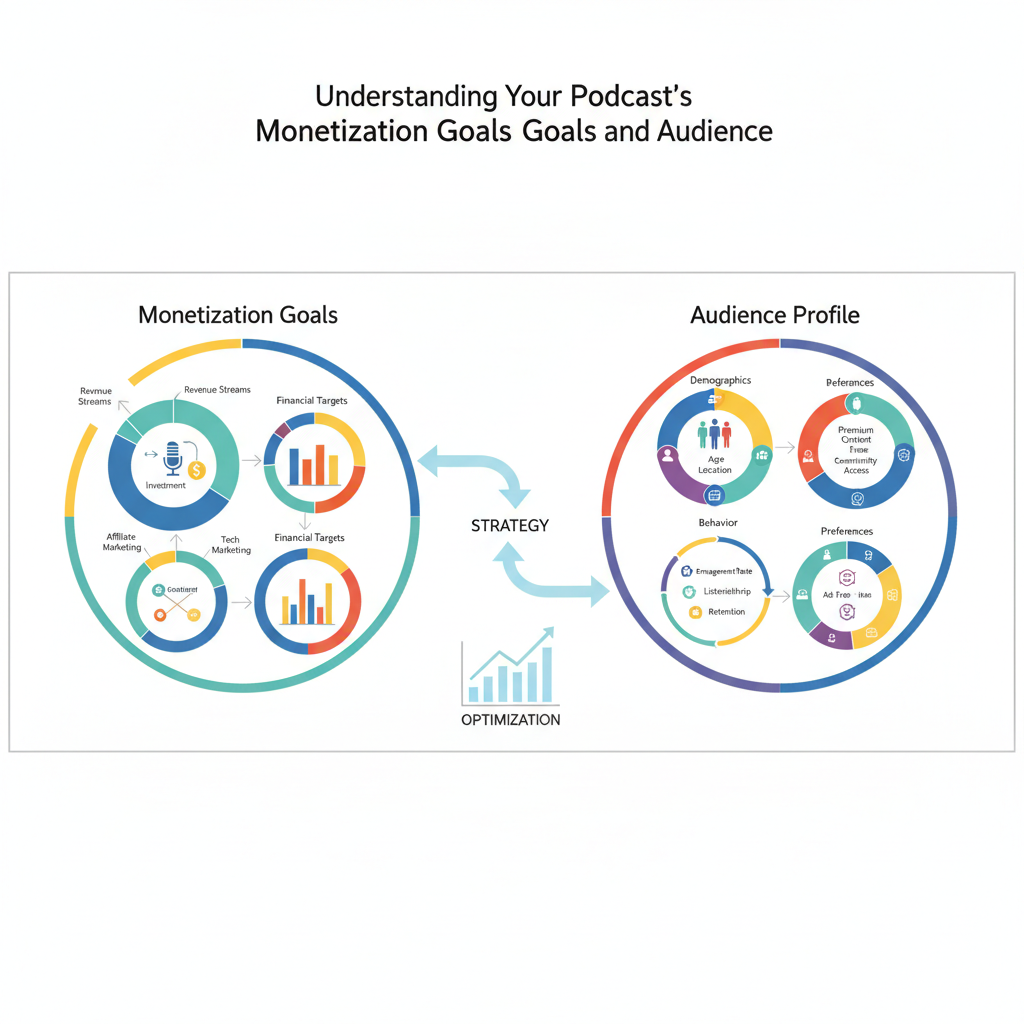 A dashboard showing podcast revenue analytics with charts and graphs. — how to choose a podcast monetization platform