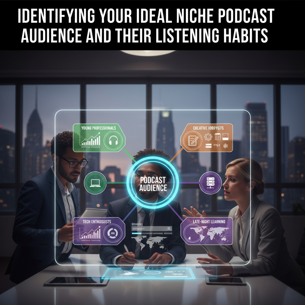 An audio waveform with text bubbles showing authentic, niche-specific language being used in an ad script. — niche podcast advertising