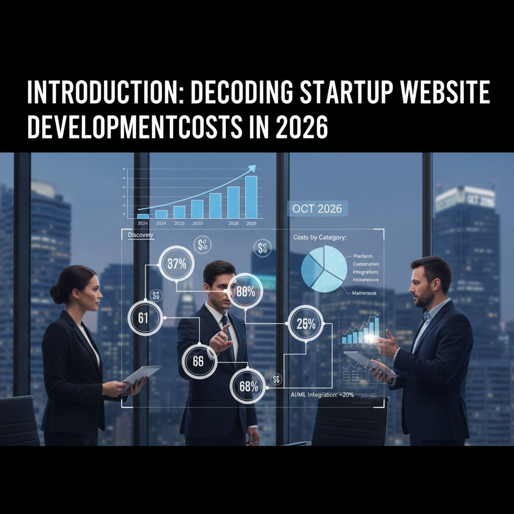 A flowchart diagram showing how different website features like e-commerce and user logins connect and add complexity. — startup website development cost