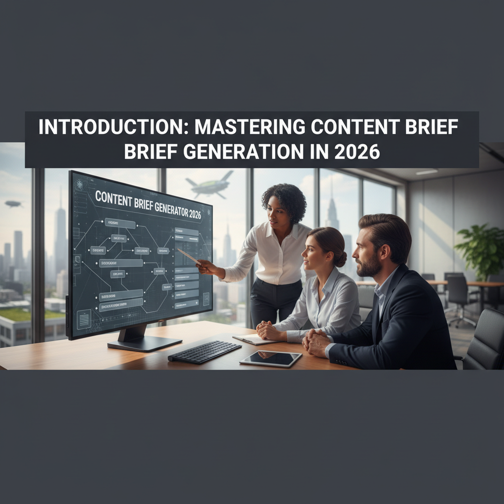 A diagram showing the flow from SEO strategy to writer instructions via a content brief. — content brief generation best practices