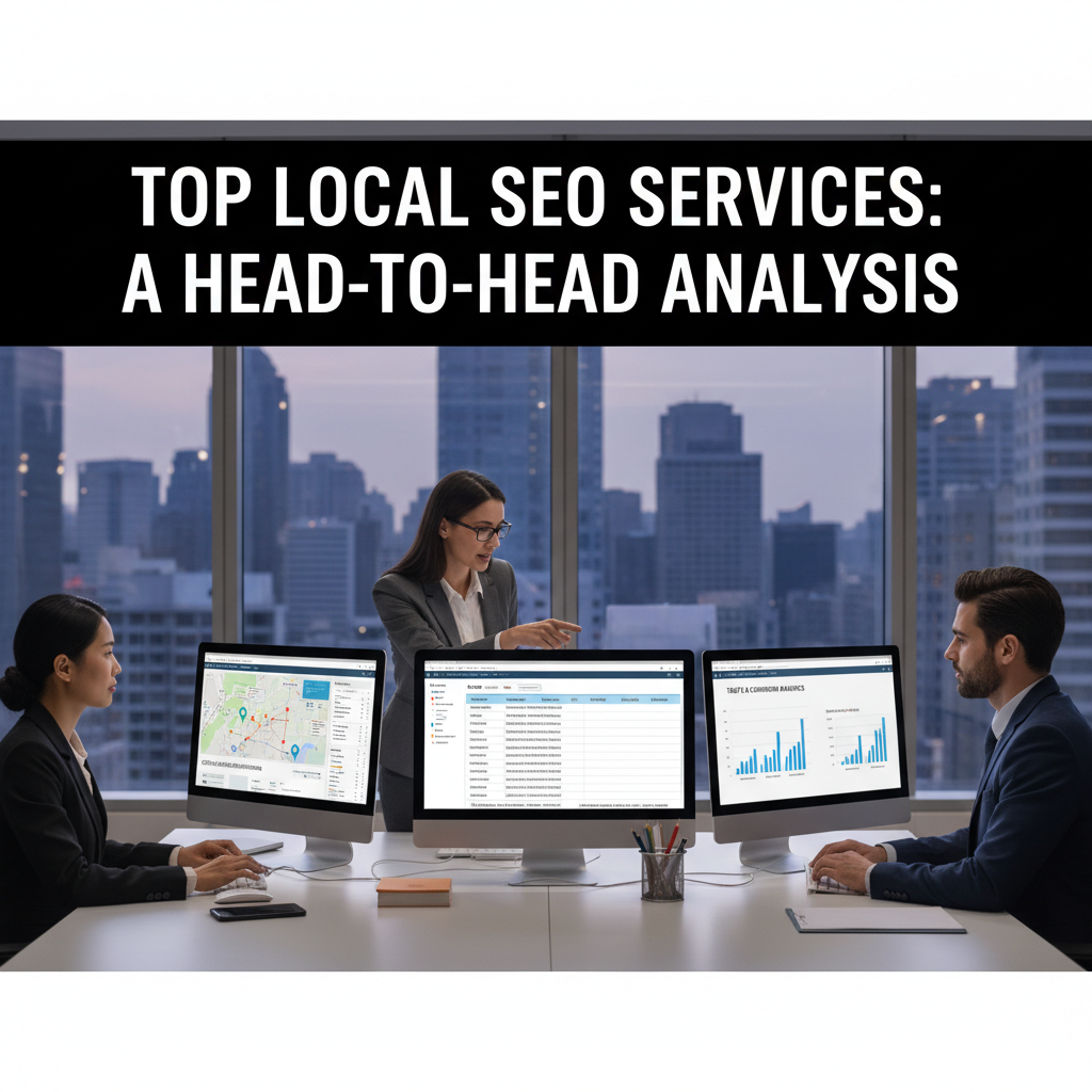 Example of the Google Local Pack results for a local search query. — local SEO services comparison