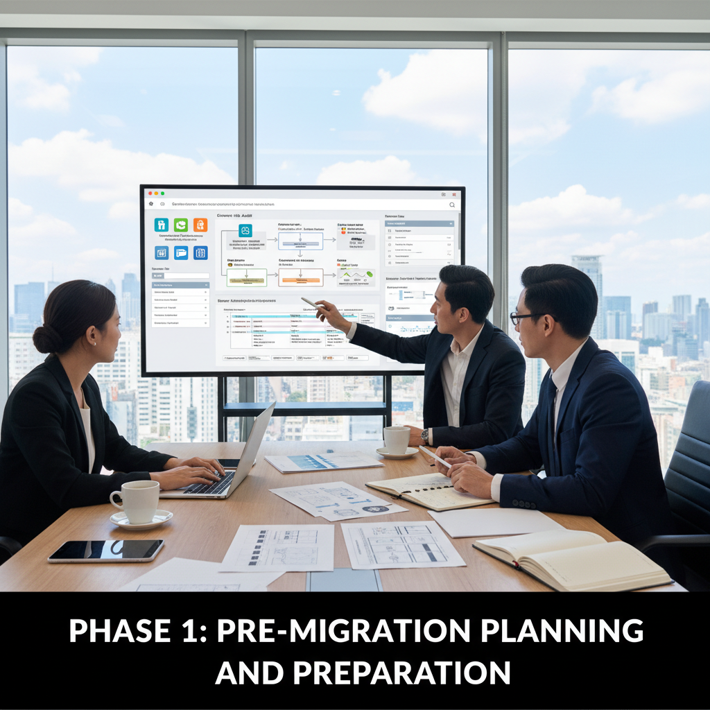 A flowchart showing the content assessment process with three paths: Keep, Improve, or Remove/Redirect. — website migration SEO checklist