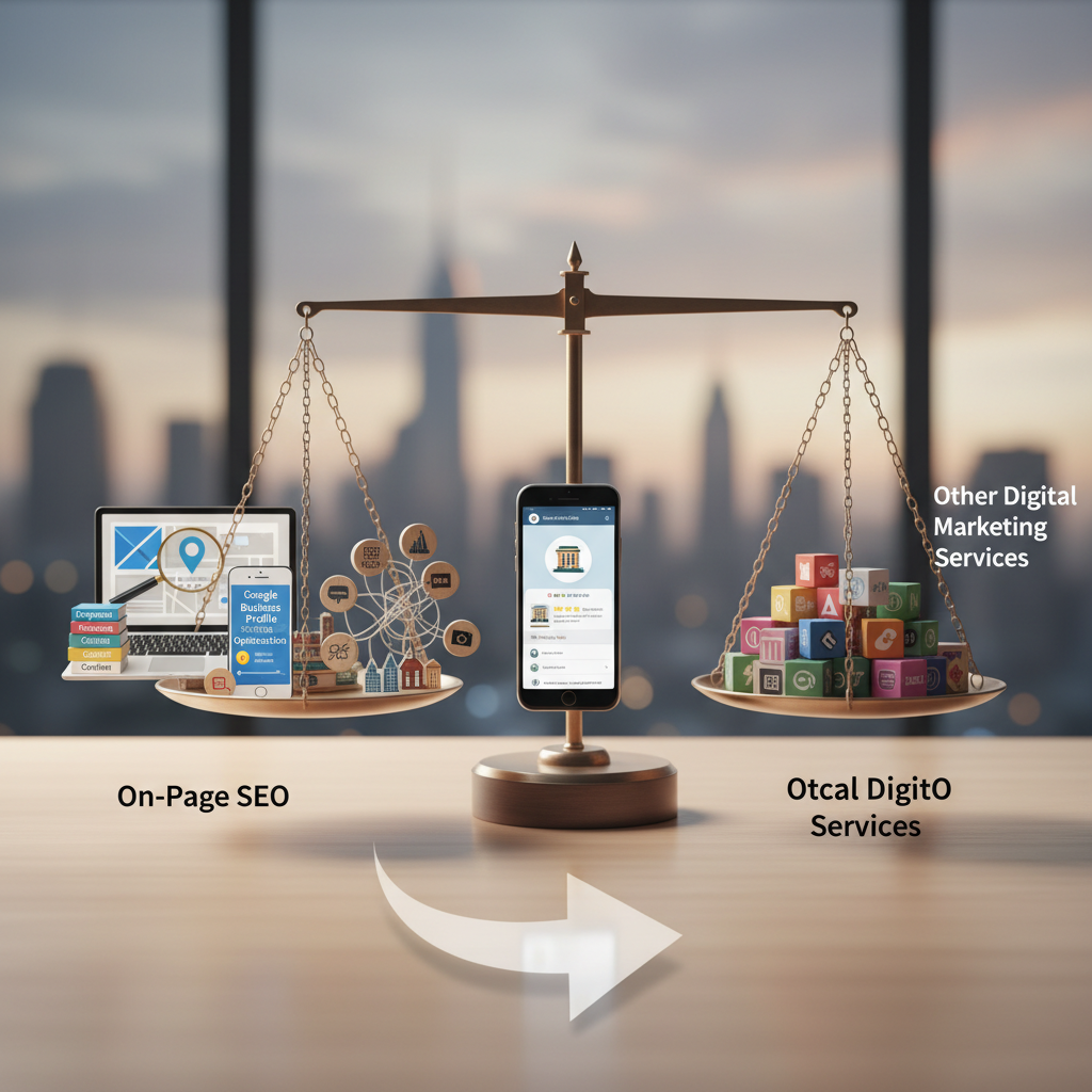 A graph showing an upward trend in local SEO performance metrics