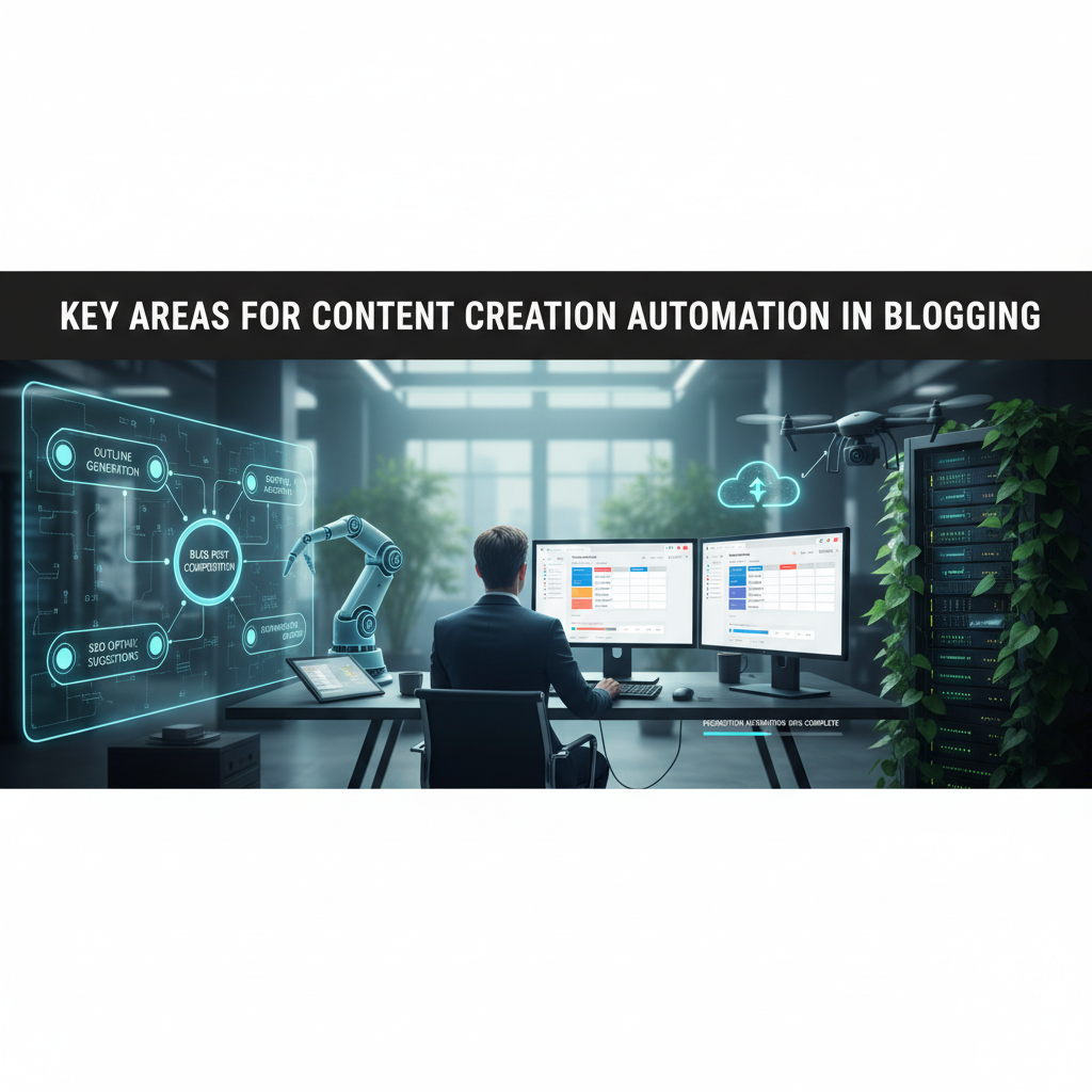 Blogger reviewing a checklist of features on a content automation platform dashboard — content creation automation for bloggers