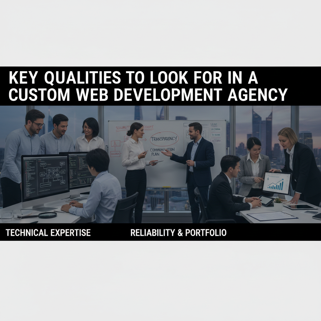 A person carefully reviewing several proposal documents on a desk, highlighting key points. — choosing a custom web development agency