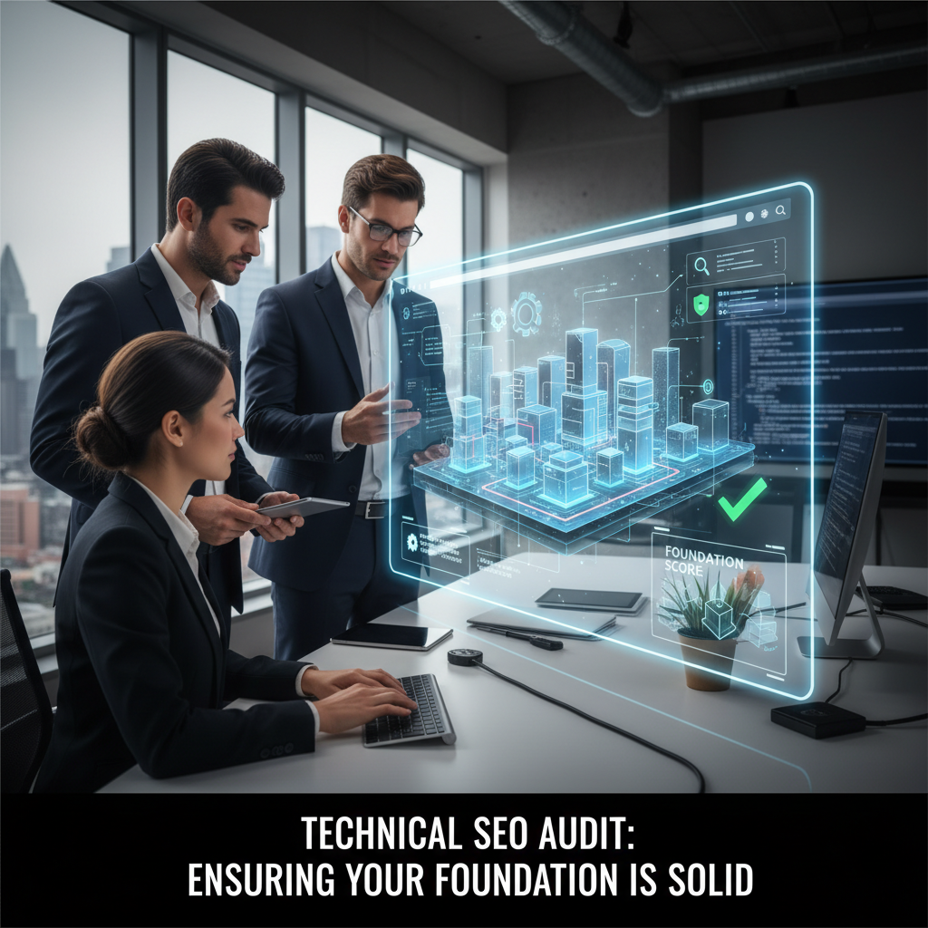 A diagram showing an ideal website internal linking structure, with arrows flowing from the homepage to category pages and down to individual posts. — SEO audit checklist free