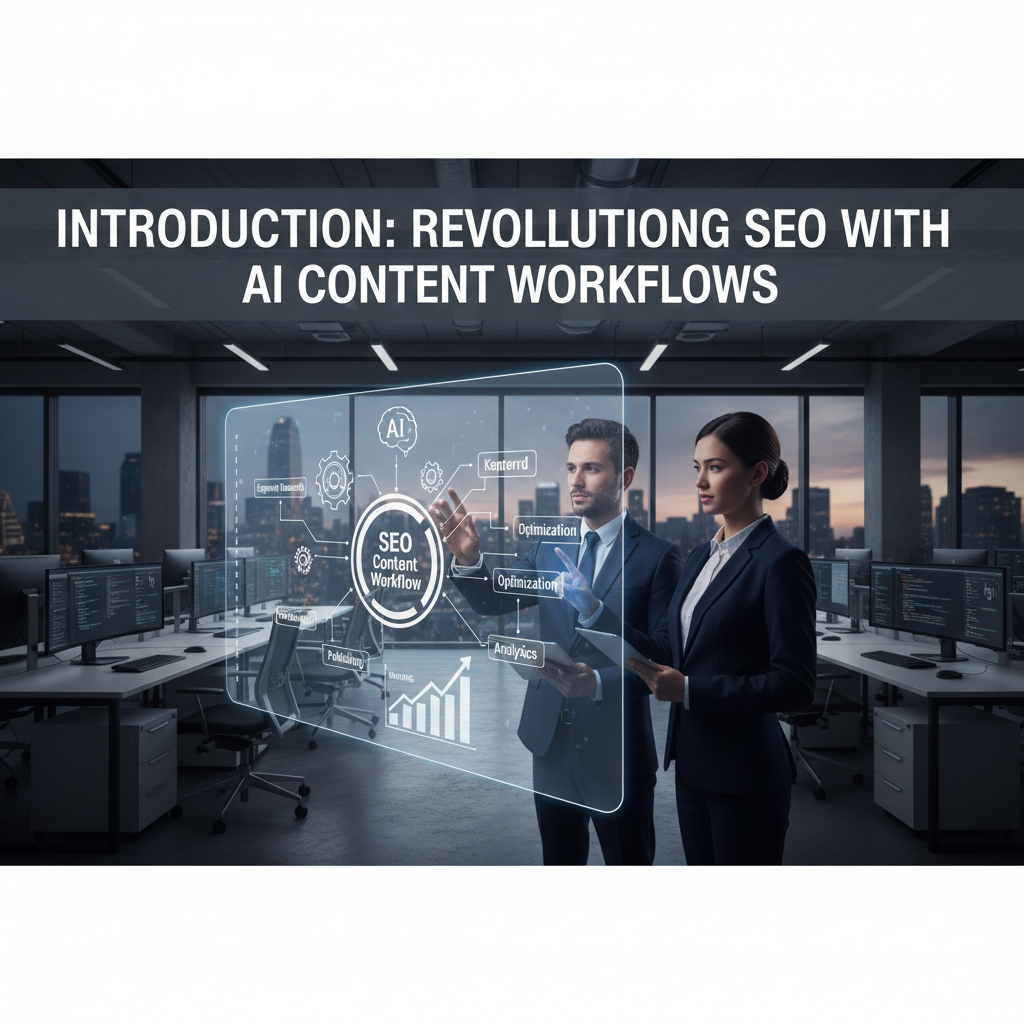 A dashboard showing AI-driven keyword clustering and trend analysis for a specific topic — ai seo content workflow
