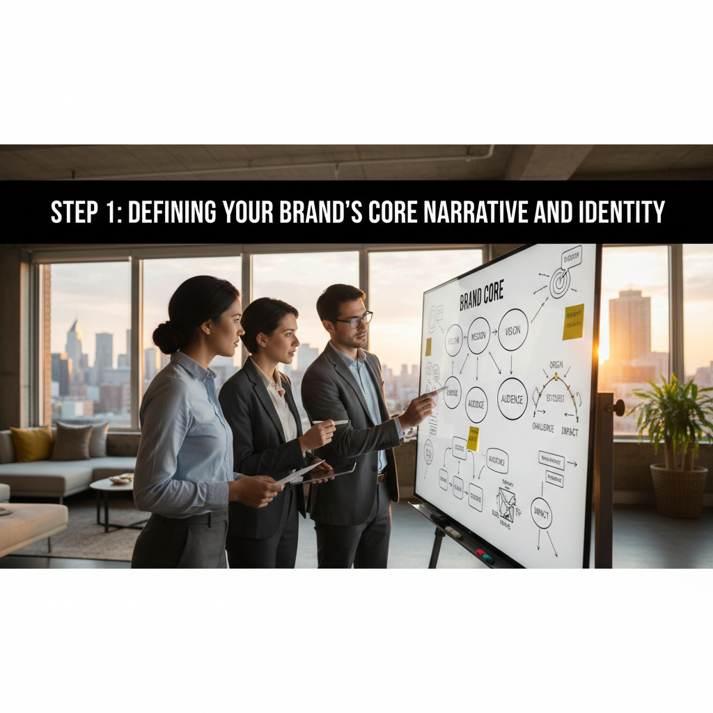 Diagram showing a website user journey map with entry points, key pages, and conversion goals. — brand storytelling website design