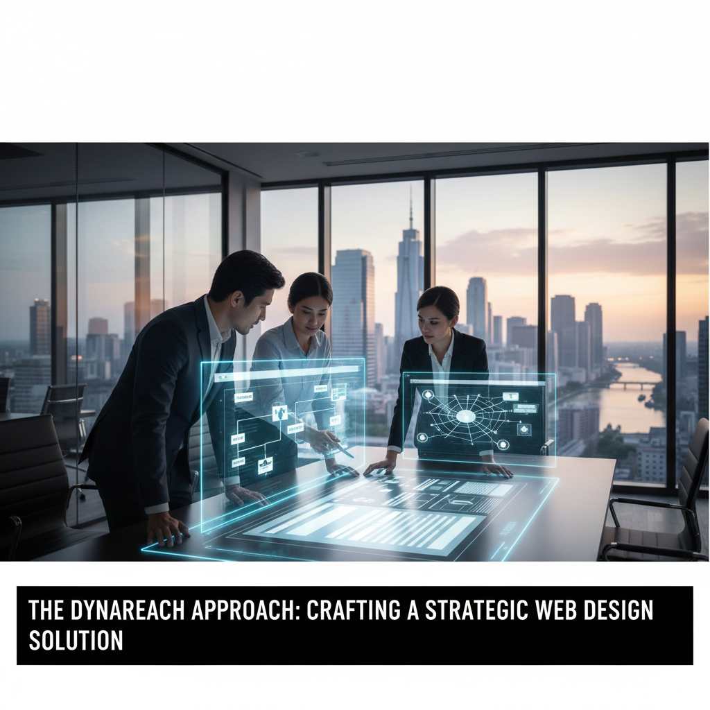 Developers collaborating on code for a new website design on a large monitor. — web design