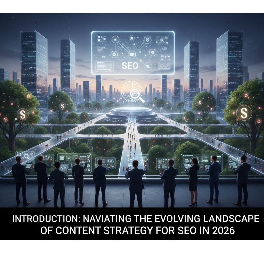 A marketing strategist analyzing user intent data on a digital dashboard for a 2026 SEO campaign — content strategy for SEO 2026