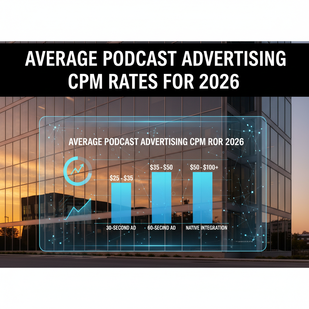 A dashboard showing key podcast advertising metrics like ROAS and CPA, alongside CPM. — podcast advertising cost per mille