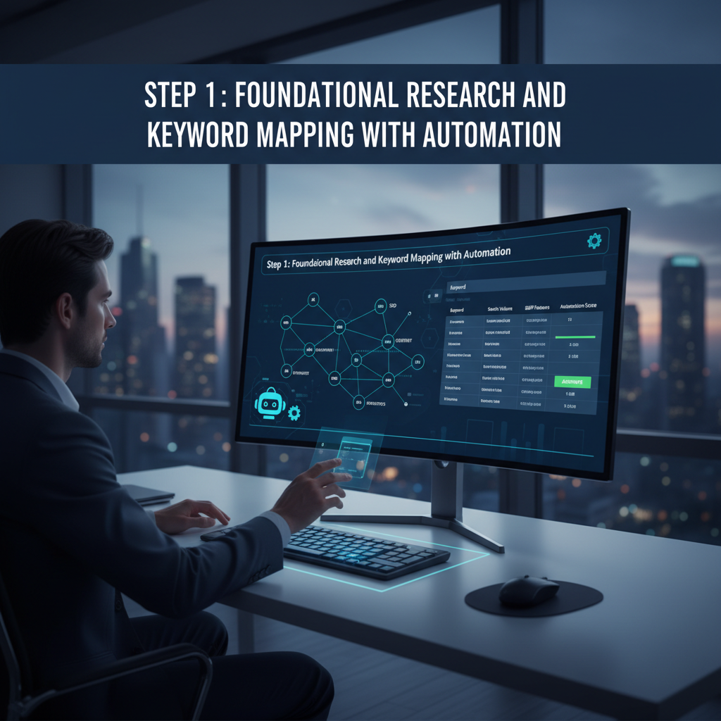 A screenshot showing an AI-generated content outline with headings, keywords, and word count suggestions. — seo content strategy automation