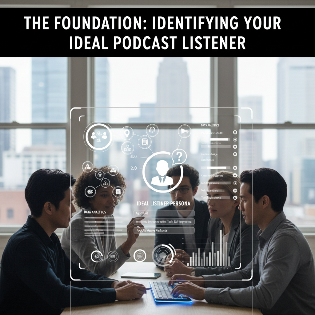 A screenshot showing a sample podcast listener survey with questions about age, interests, and listening habits. — podcast listener demographics targeting